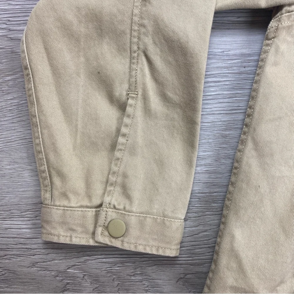Zara Boys Size 10 Chore Jacket Hooded‎ Taupe Brown Lightweight